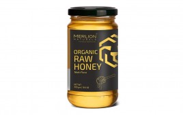 MERLION NATURALS Organic Raw Honey (Multi Flora)   Plastic Jar  300 grams